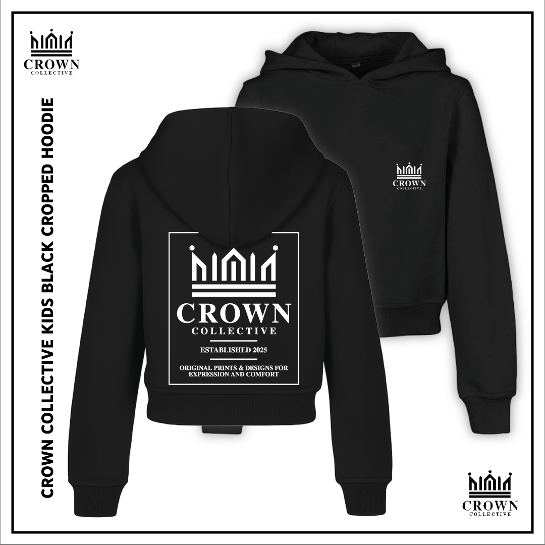 Crown Collective Kids Cropped Hoodie