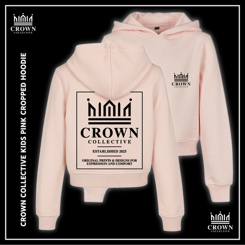 Crown Collective Kids Cropped Hoodie