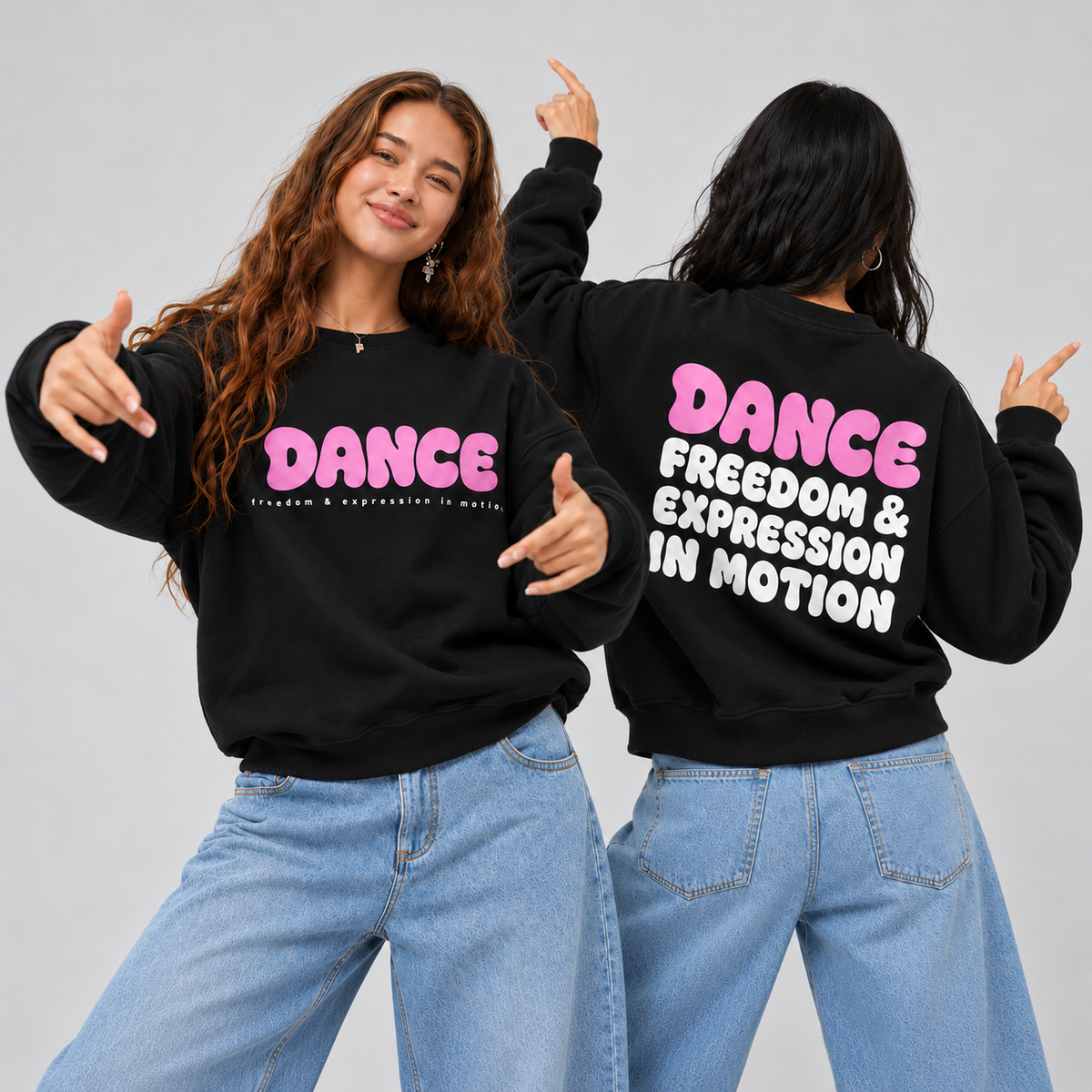 DANCE Freedom & Expression In Motion Adult Sweater