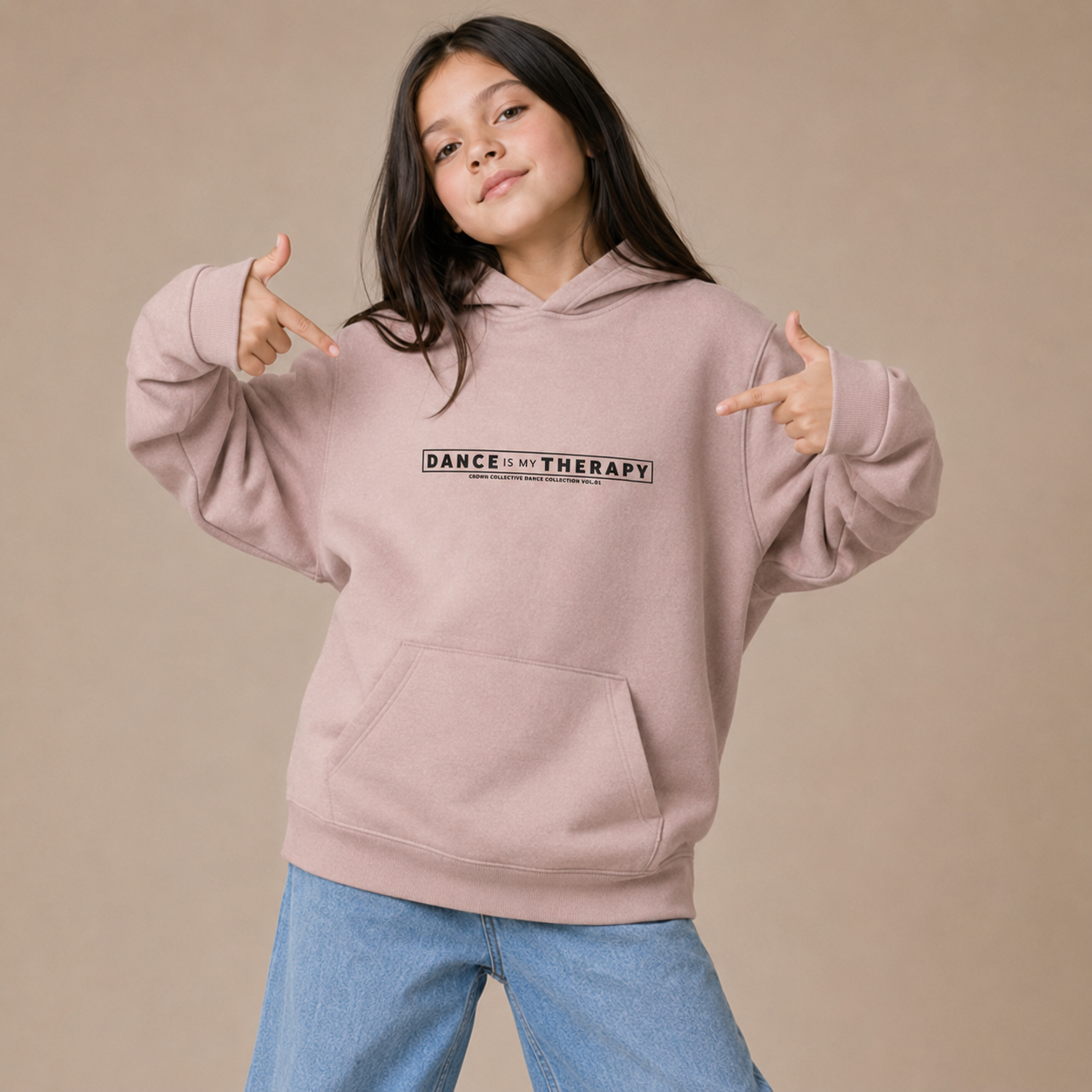 Dance Is My Therapy Kids Hoodie