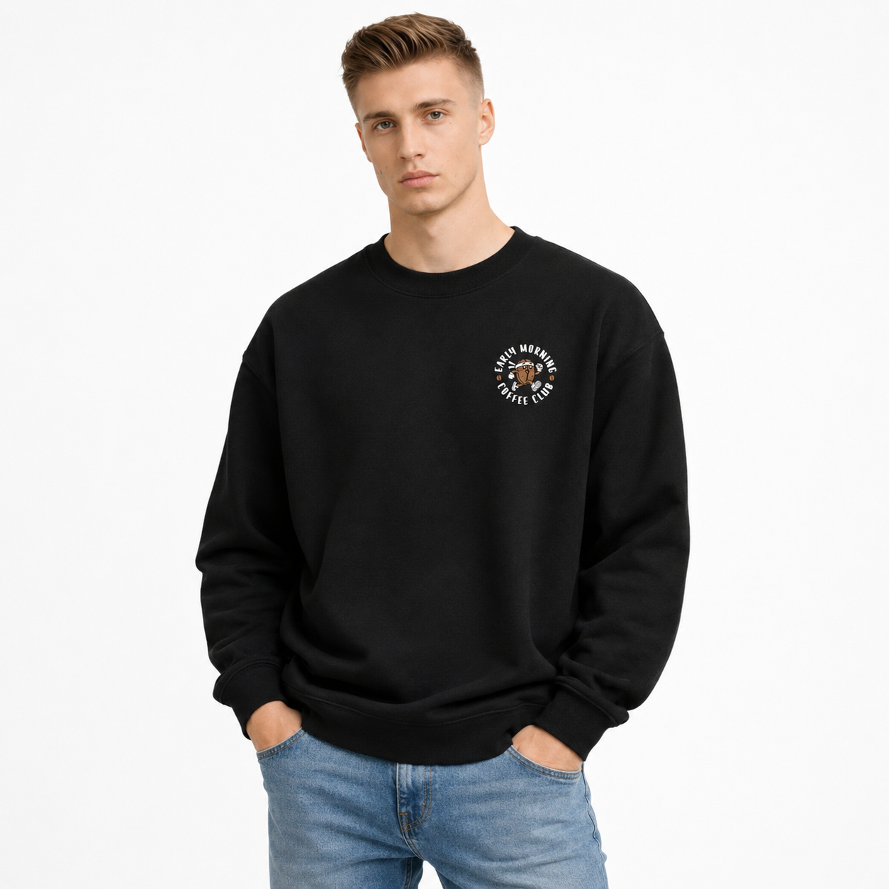 Early Morning Coffee Club Sweater